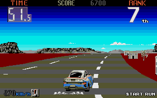 Big Run atari screenshot