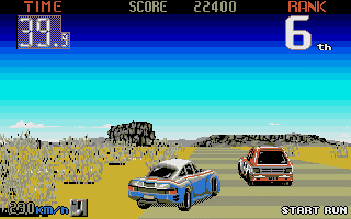 Big Run atari screenshot