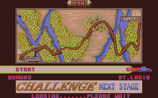 Big Run atari screenshot