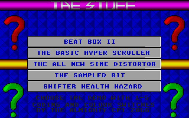 Big STOS Demo (The) atari screenshot