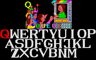 Big Top Type atari screenshot