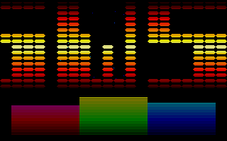 Bigscroller with Sinus Dots Behind (The) atari screenshot