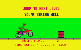 Biker atari screenshot