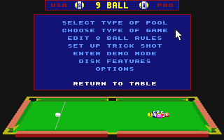 Billard Américain (Le) atari screenshot