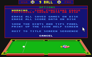 Billard Américain (Le) atari screenshot