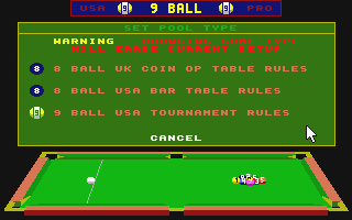 Billard Américain (Le) atari screenshot