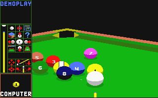 Billard Américain (Le) atari screenshot