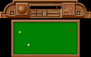Billiards Simulator atari screenshot