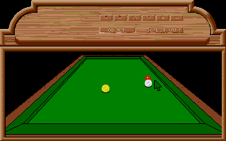 Billiards Simulator atari screenshot