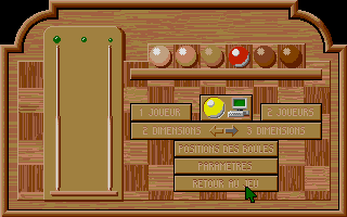 Billiards Simulator atari screenshot