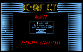 Bio Graph Elite atari screenshot
