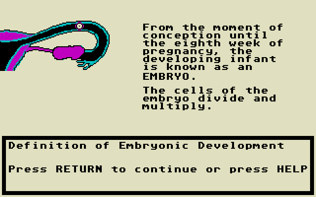Biology Volume 3 atari screenshot
