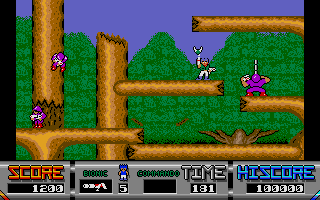 Bionic Commando atari screenshot