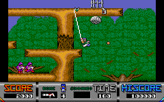 Bionic Commando atari screenshot