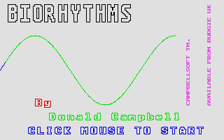 Biorhythms — screenshot 1