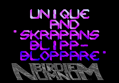 Birdie Num Num Invit Demo atari screenshot