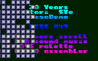 Bits Intro 47 atari screenshot