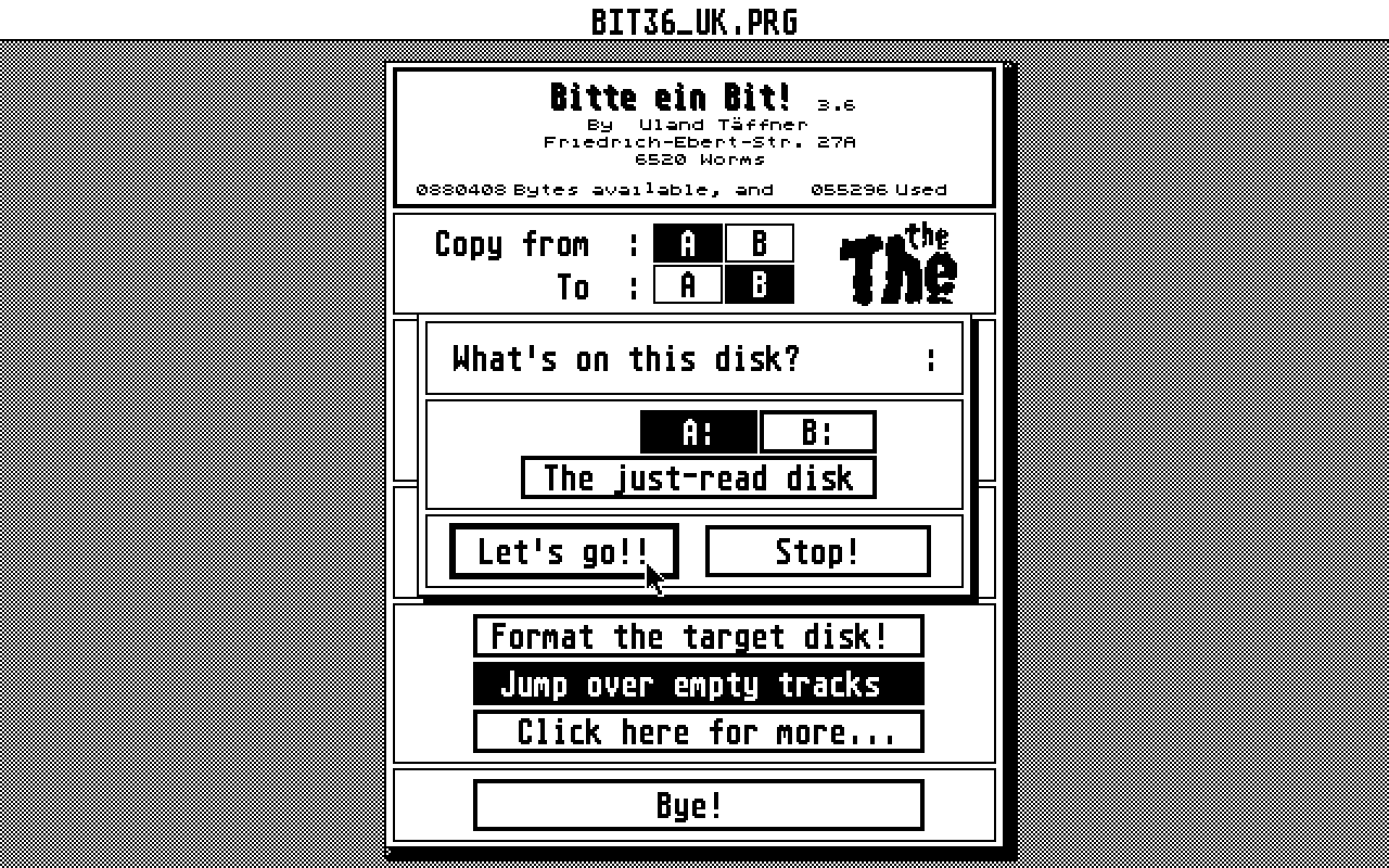 Bitte ein Bit! atari screenshot