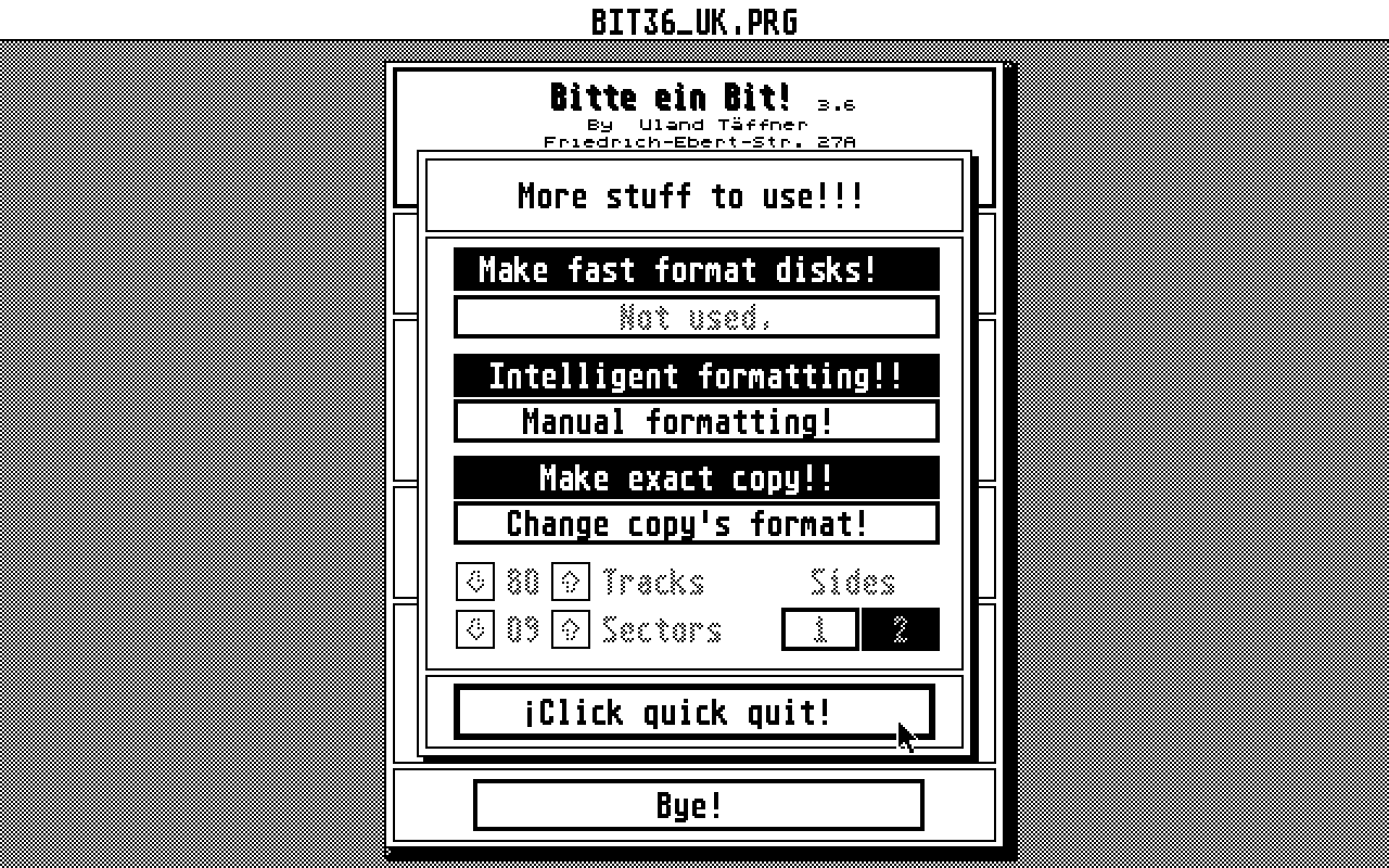 Bitte ein Bit! atari screenshot
