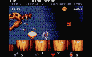 Black Tiger atari screenshot