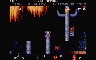 Black Tiger atari screenshot