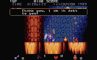 Black Tiger atari screenshot
