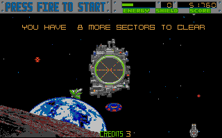 Blasteroids atari screenshot