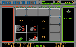 Blasteroids atari screenshot