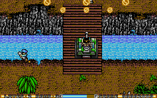 Blazing Thunder atari screenshot