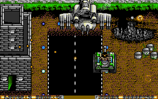 Blazing Thunder atari screenshot