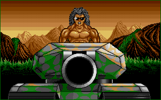 Blazing Thunder atari screenshot
