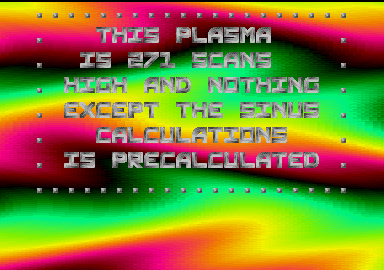 Blitter Plasma Screen atari screenshot