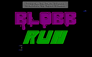 Blobb Run atari screenshot