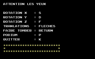 Block Out atari screenshot