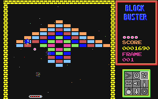 Blockbuster atari screenshot