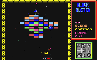 Blockbuster atari screenshot