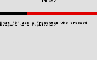 Blockbusters atari screenshot