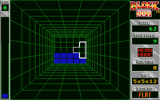 Block Out atari screenshot