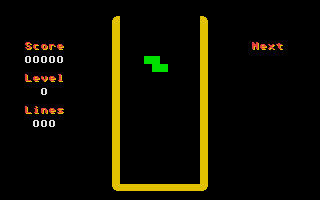 Blokdrop atari screenshot