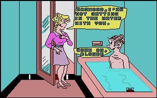 Blondie and Dagwood atari screenshot