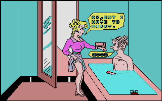 Blondie and Dagwood atari screenshot