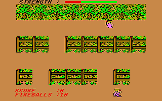 Blood Fever atari screenshot