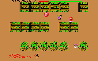 Blood Fever atari screenshot