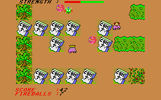 Blood Fever atari screenshot