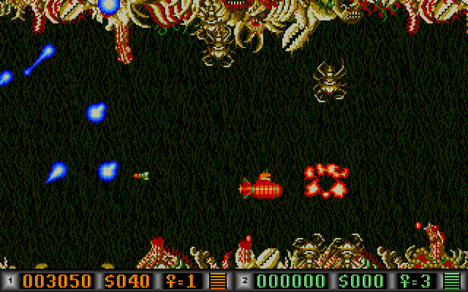 Blood Money atari screenshot
