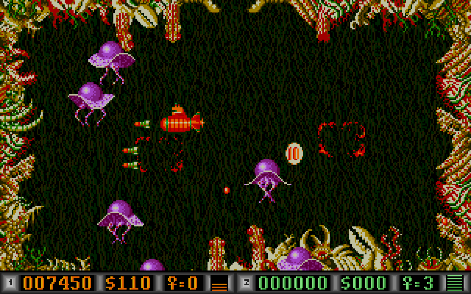 Blood Money atari screenshot
