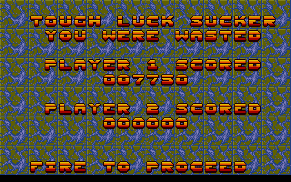 Blood Money atari screenshot