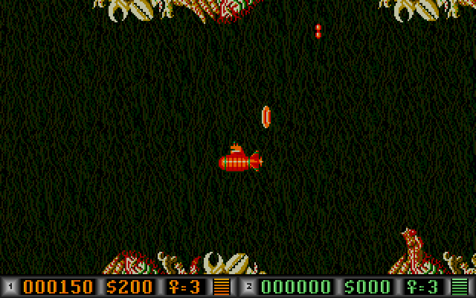 Blood Money atari screenshot