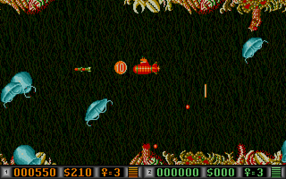 Blood Money atari screenshot