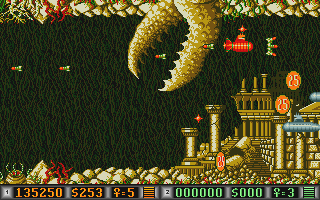 Blood Money atari screenshot